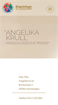 Mobile Screenshot of kinesiologie-in-hannover.de